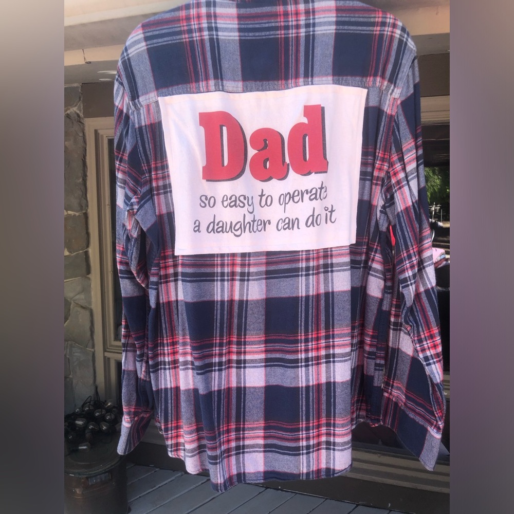 Rad Olive Dad/Daughter Unisex Flannel LG